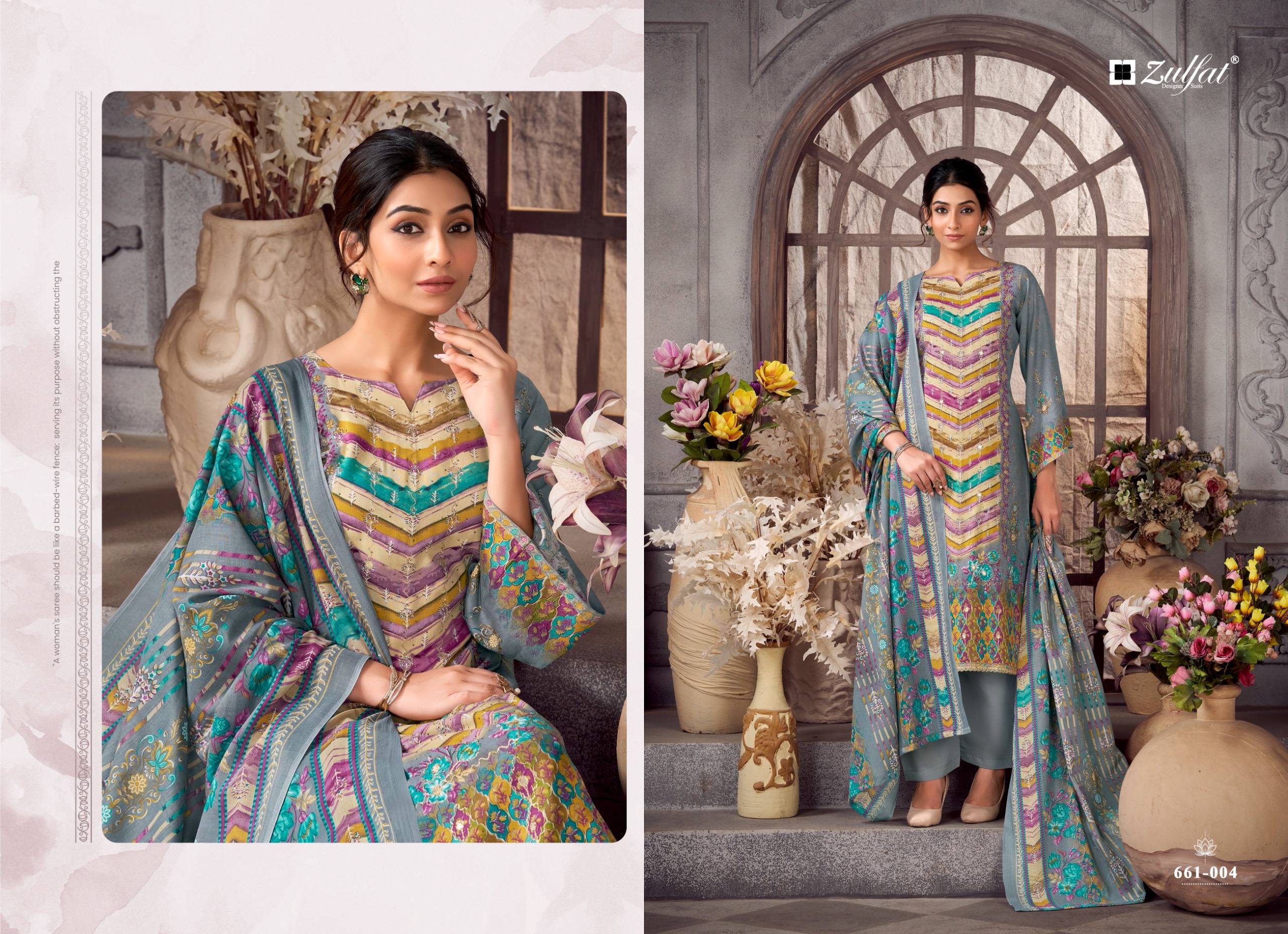 AAYAT VOL 17 By Zulfat Designer Suits Beautiful Pakistani Suits Wear Pure Cotton Dresses At Wholesale Price
